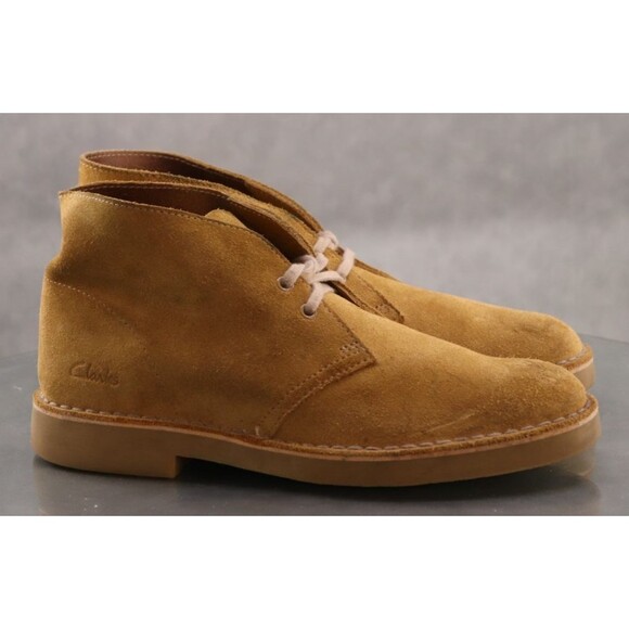 Clarks Men's Desert Boots Size 7 M Suede Tan - Picture 4 of 11